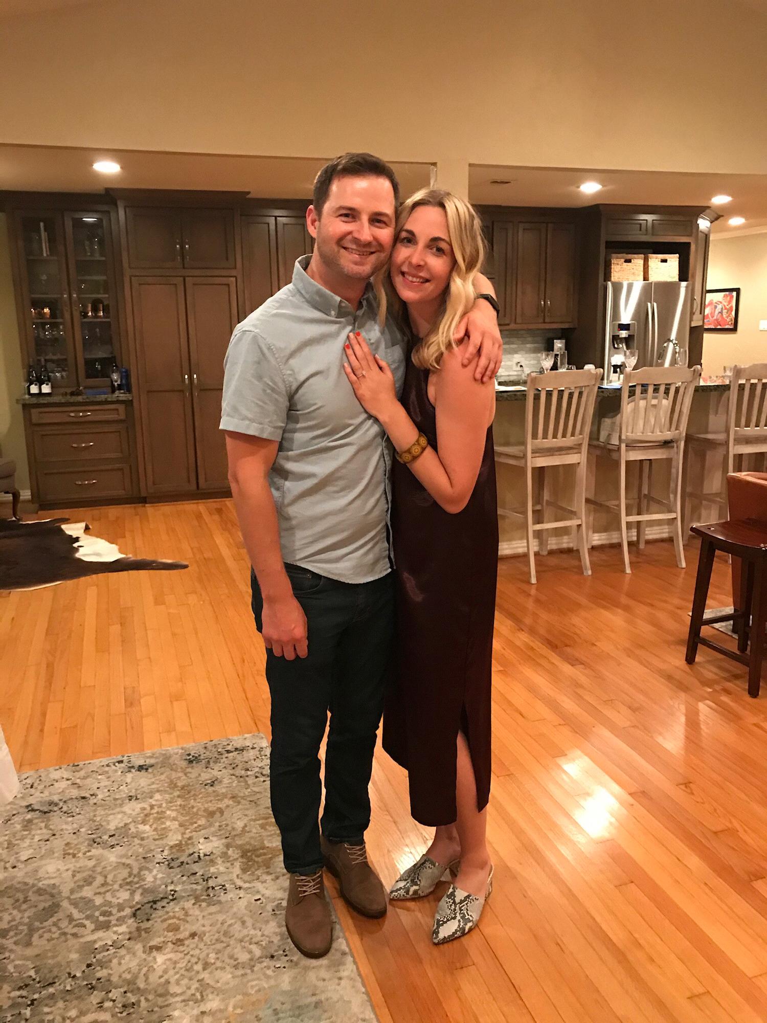 Surprise engagement party at Kelsey & Trey’s ♥️