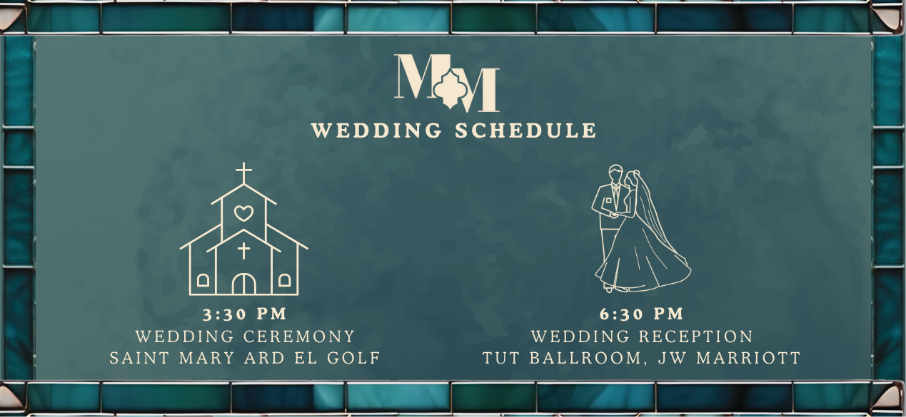 The Wedding Website of Mirna Shehata and Marco Hermina