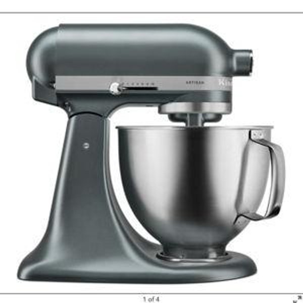 Artisan® Series 5 Quart Tilt-Head Stand Mixer with Premium Touchpoints Black Matte KSM192XDBM | KitchenAid