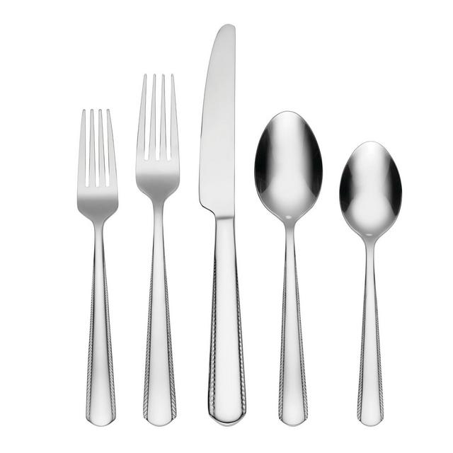Oneida 42pc Gable Flatware Set