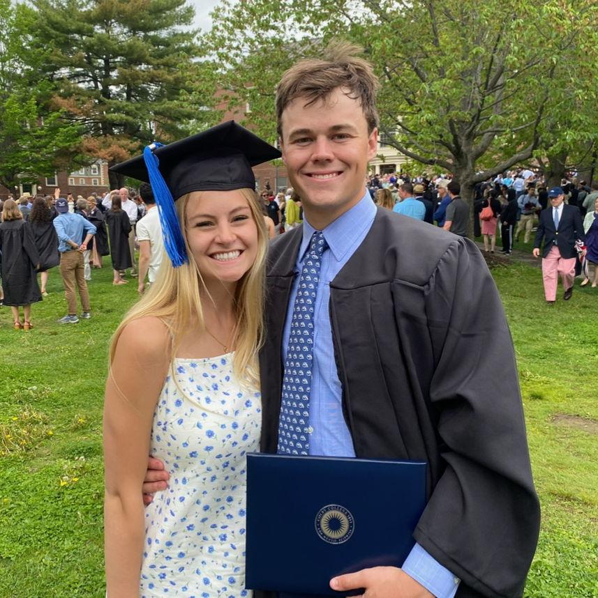 Ben's graduation from Colby College in 2021!