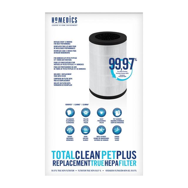 HoMedics® TotalClean® PetPlus True HEPA Filter Replacements in White
