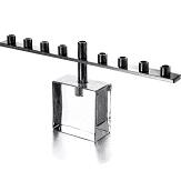 SIMON PEARCE WOODBURY MENORAH