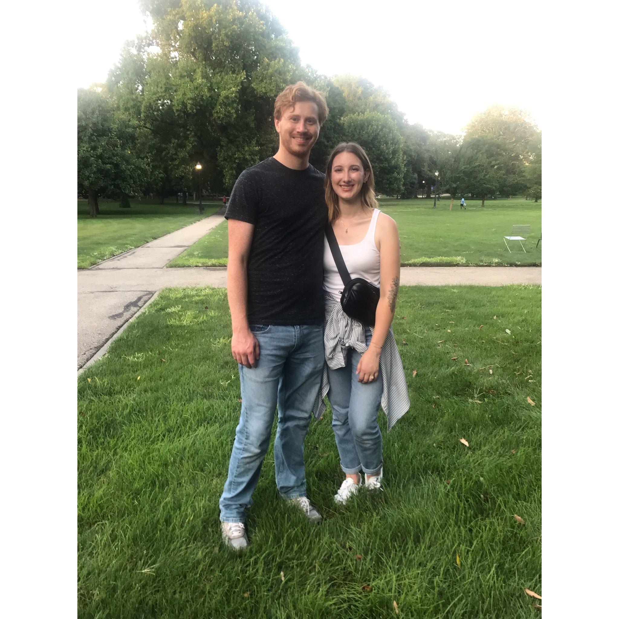 Legend has it if you and your partner walk the Oval at OSU while the bells of Orten Hall are chiming, your love will last forever! This was taken just after we did that