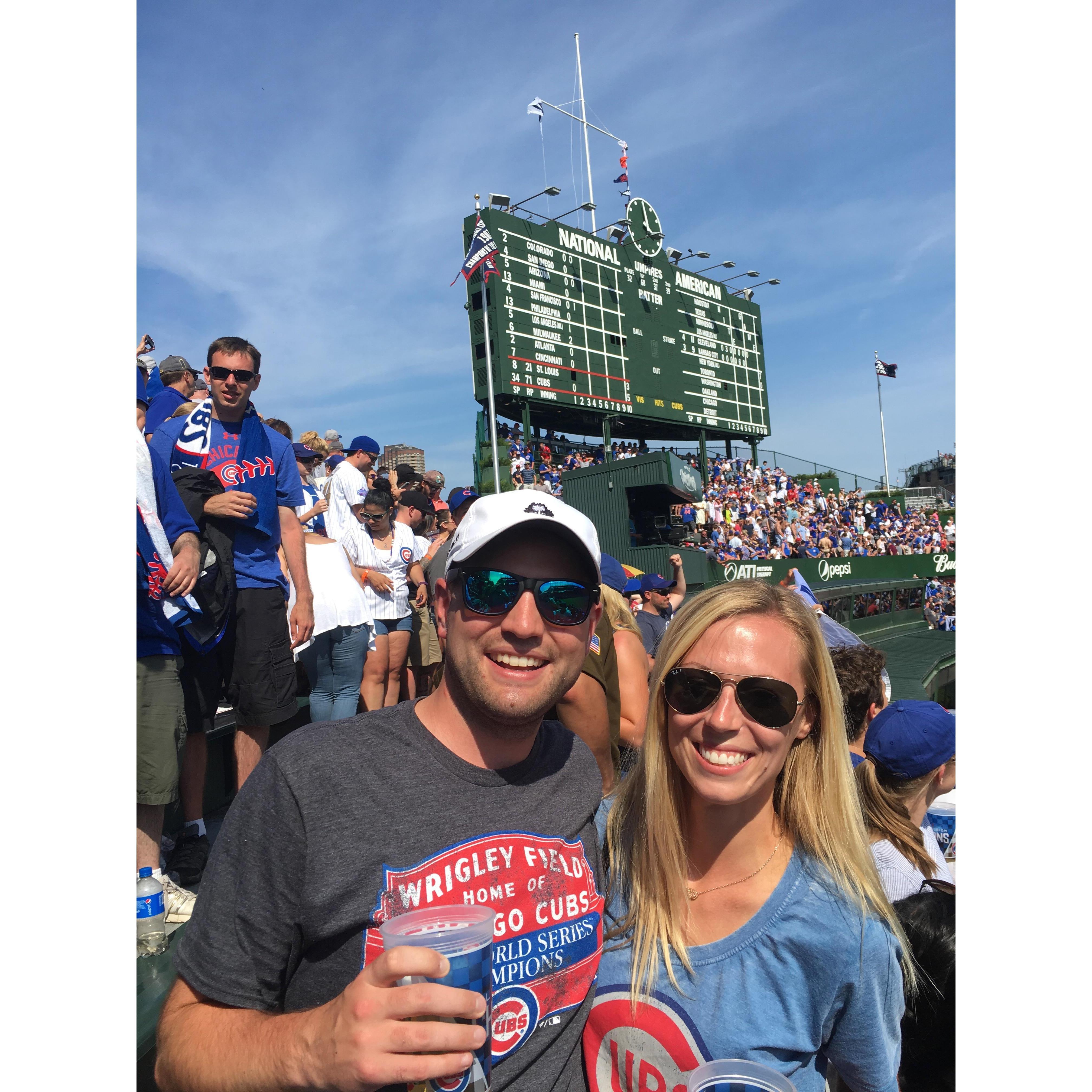 Go Cubs Go! Last Cubbies game before moving from Chicago to Texas - Chicago, IL 6.2017