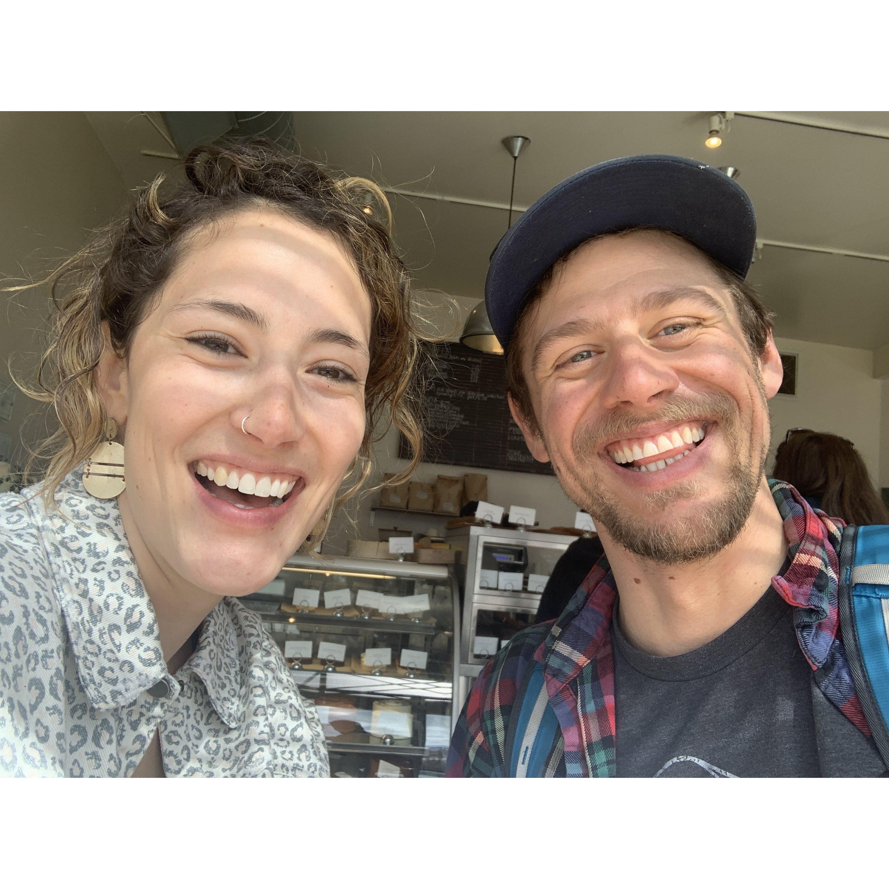 Our first real date!