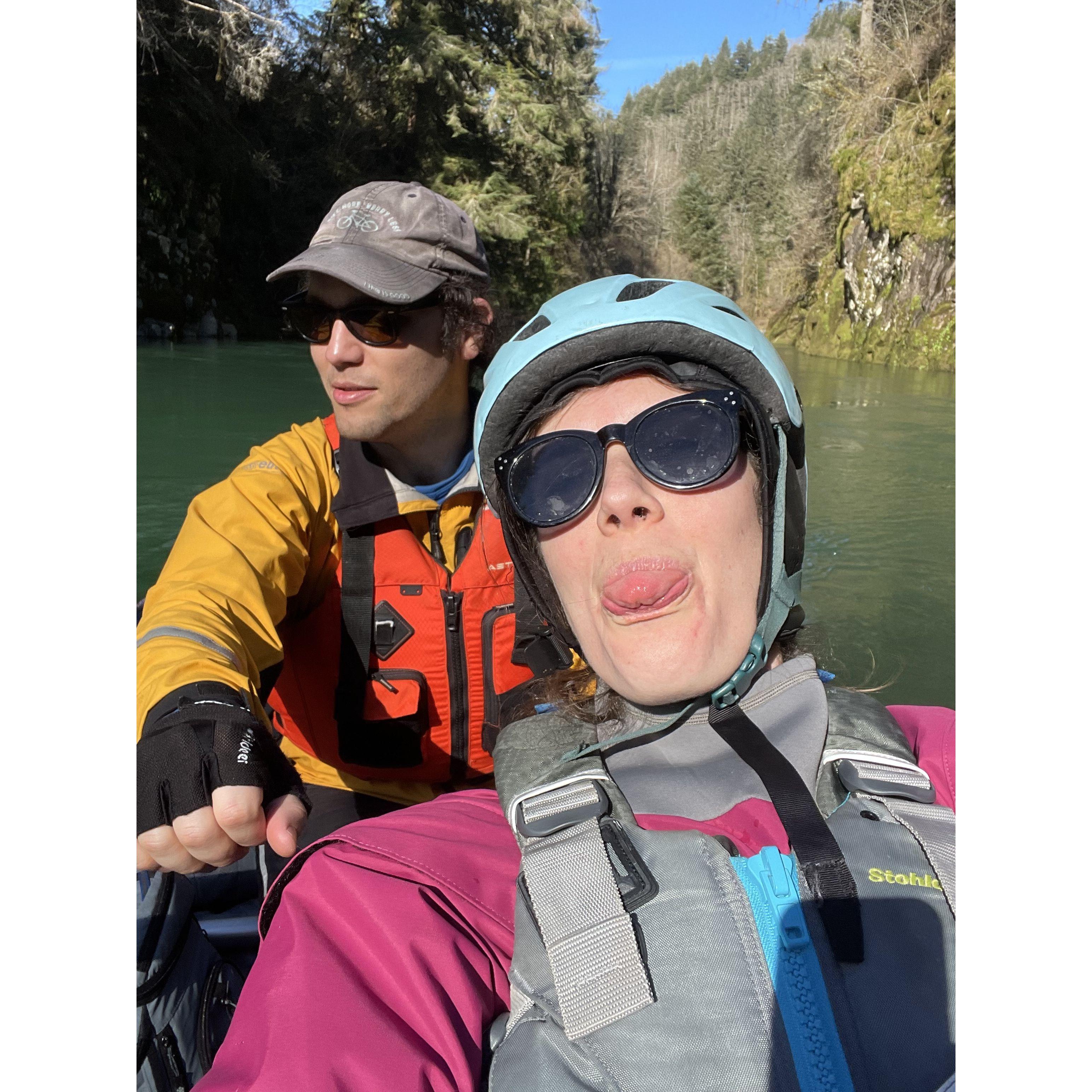 Rafting down the Wilson
