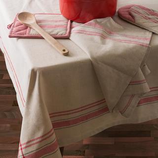 French Double Stripe Tablecloth