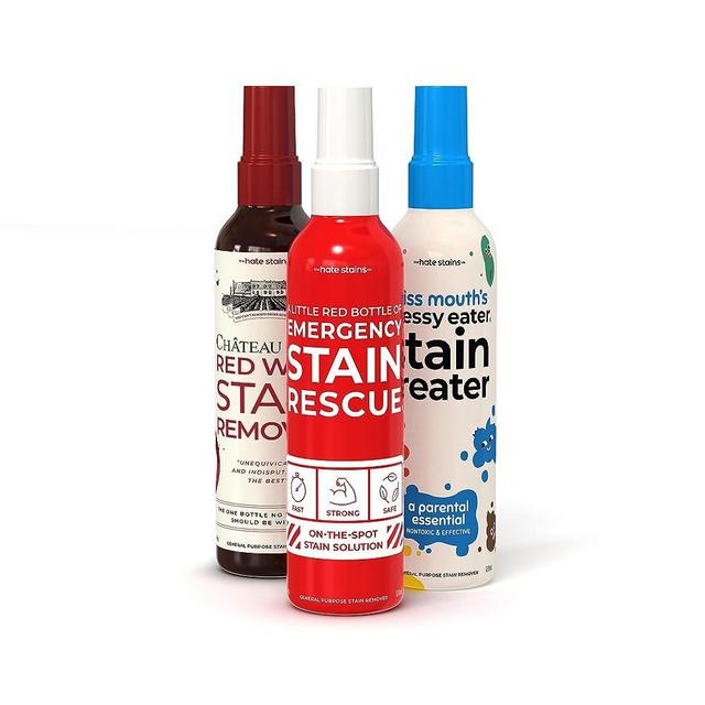 Hate Stains Co. Stain Remover Spray - Emergency Spot Cleaner for Clothes, Laundry, Furniture - Non Toxic Formula Treats Red Wine, Oil, Grease, Ink & Food Stains