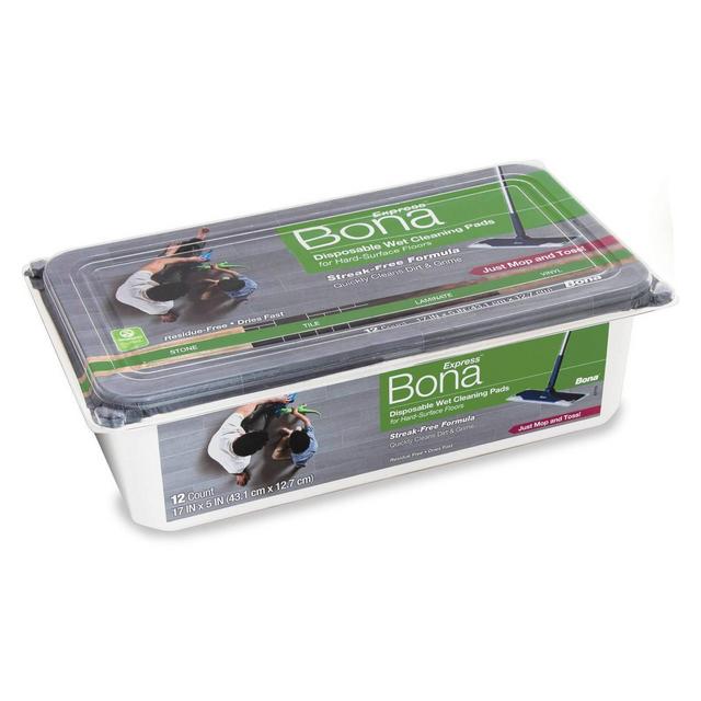 Hard Surface Disposable Wet Cleaning Pads - 12ct