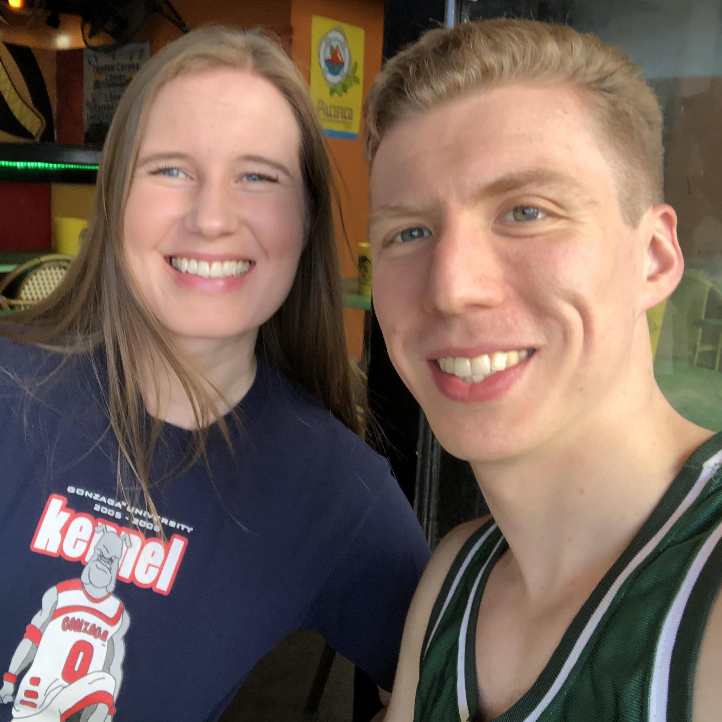 March Madness in Fort Lauderdale, Florida. Go Spartans! Go Zags!
