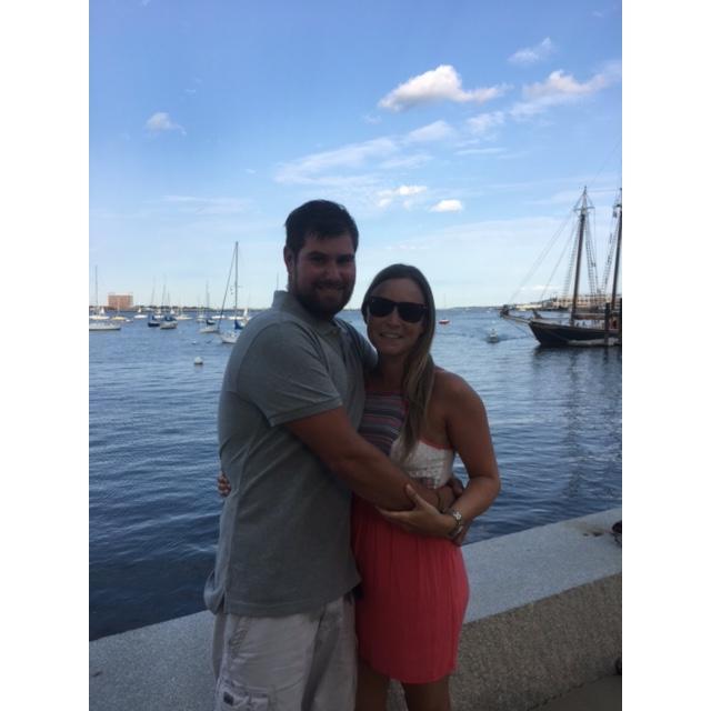 One of our first dates
Boston Harbor