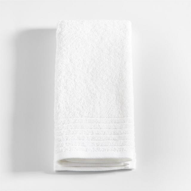 Refibra Crisp White Organic Cotton Hand Towel