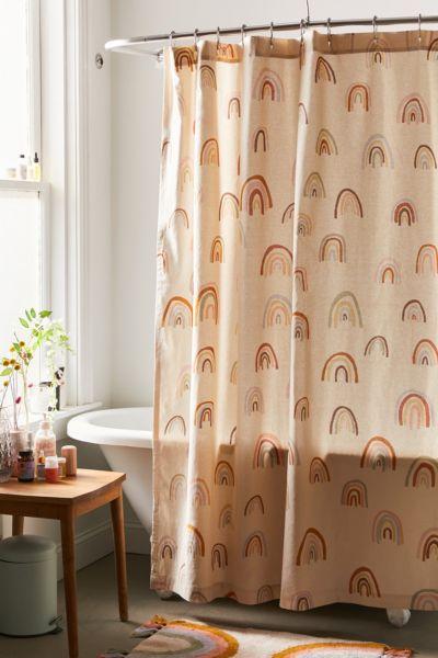 Painterly Rainbows Shower Curtain