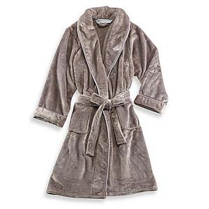Wamsutta® Large/X-Large Plush Robe in Grey