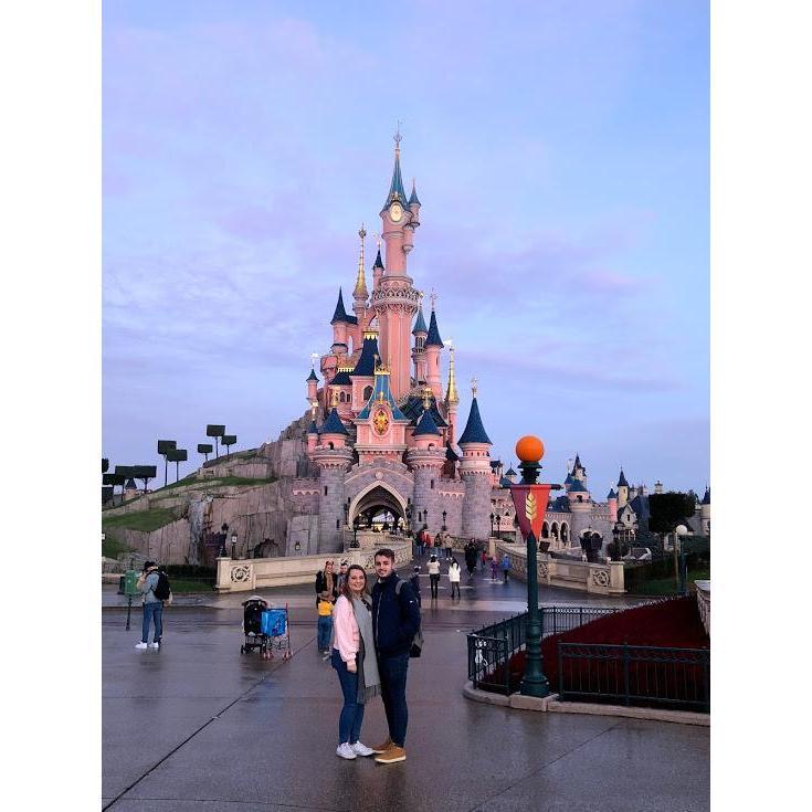 Just after this photo got taken Tom got down on one knee to ask me to marry him.