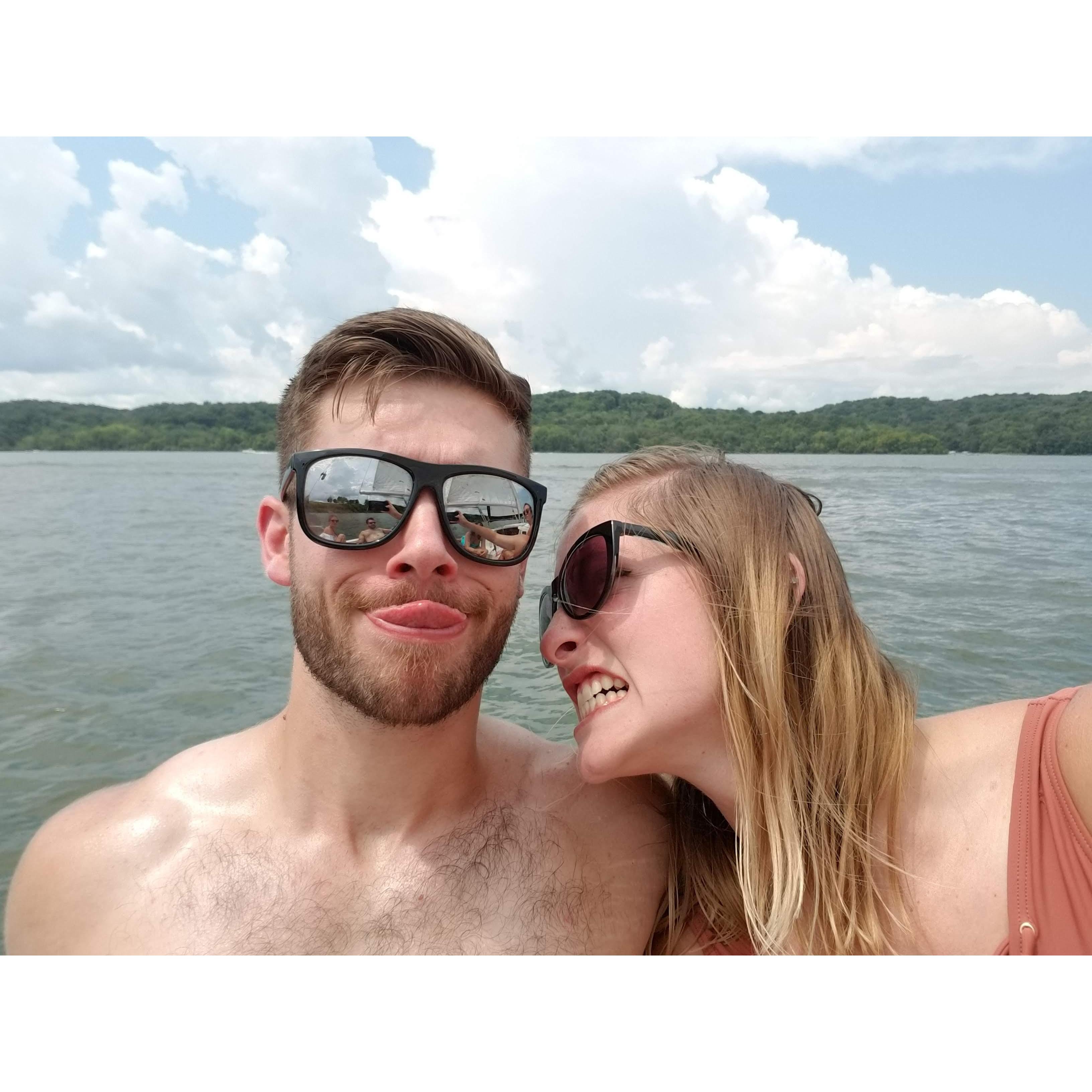 Sailing trip with Kimberly, Joe, Emma, Lindsey, and Tony.
