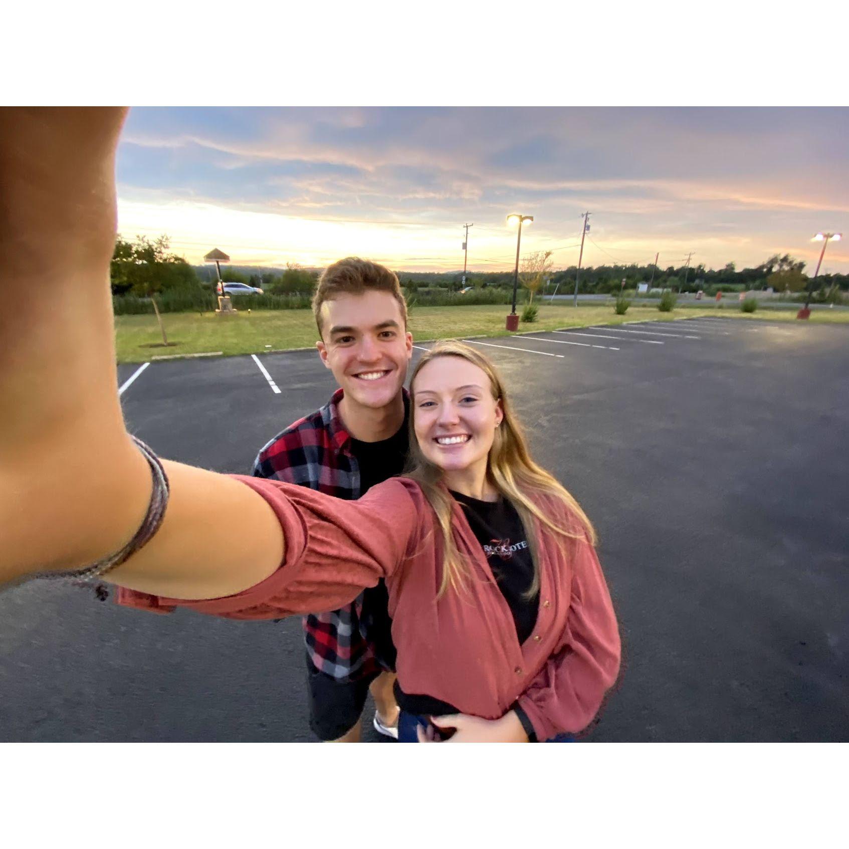 August 10th 2021, Our last dinner together before beginning long-distance after our first summer together. Our parents meet over BBQ at Roots 657 in Leesburg, VA.