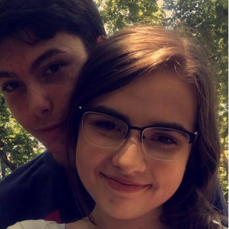 Selfie from the couple's 1-year anniversary back in July 2017!