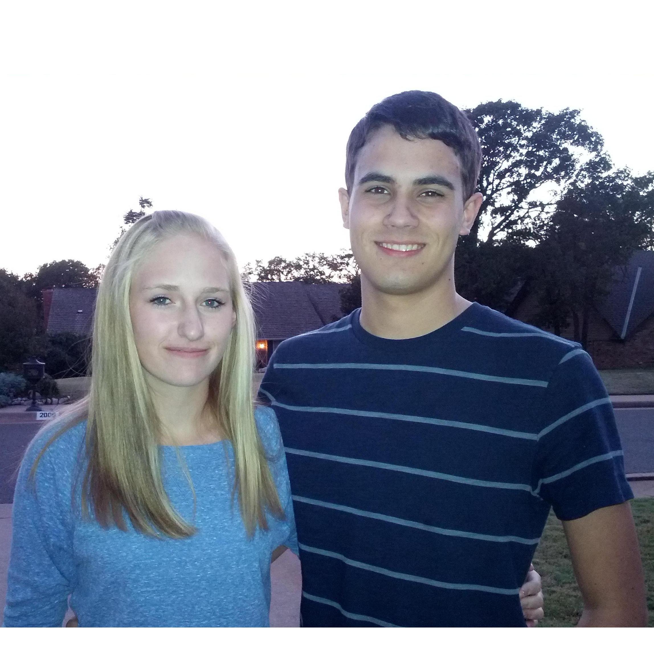 Our first pictures together!