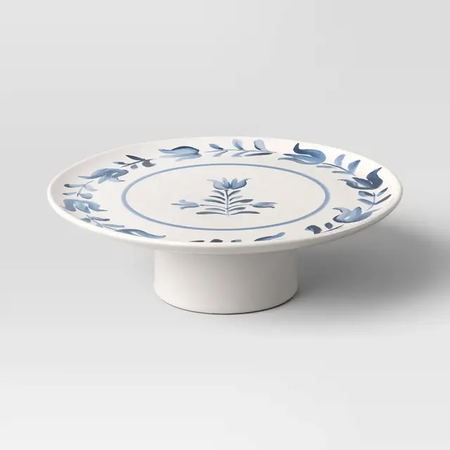 Cake Stand Blue Floral - Threshold™