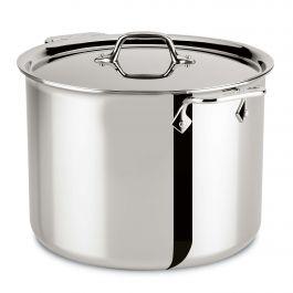D3 Stainless 3-ply Bonded Cookware, Stockpot with lid, 12 quart