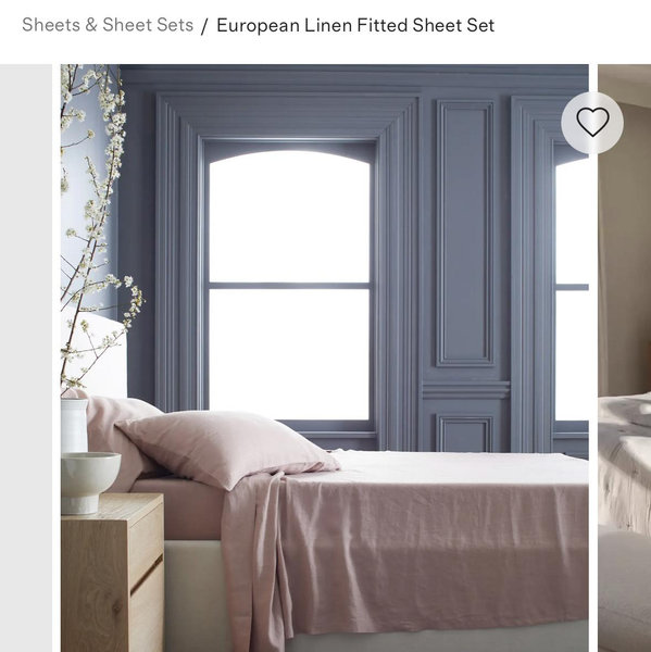 European Linen Sheet Set - Cal King
