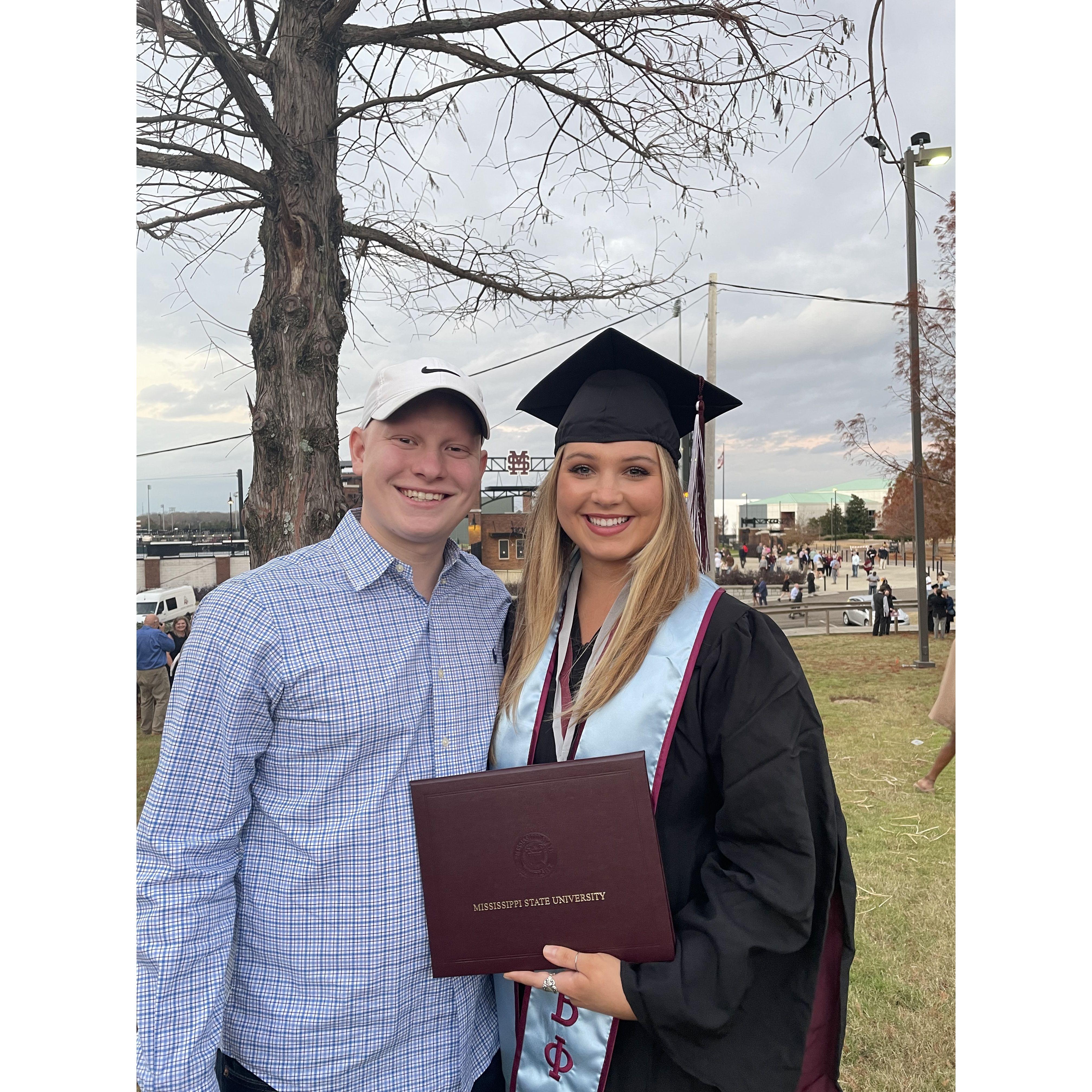 Erin's undergraduate graduation!