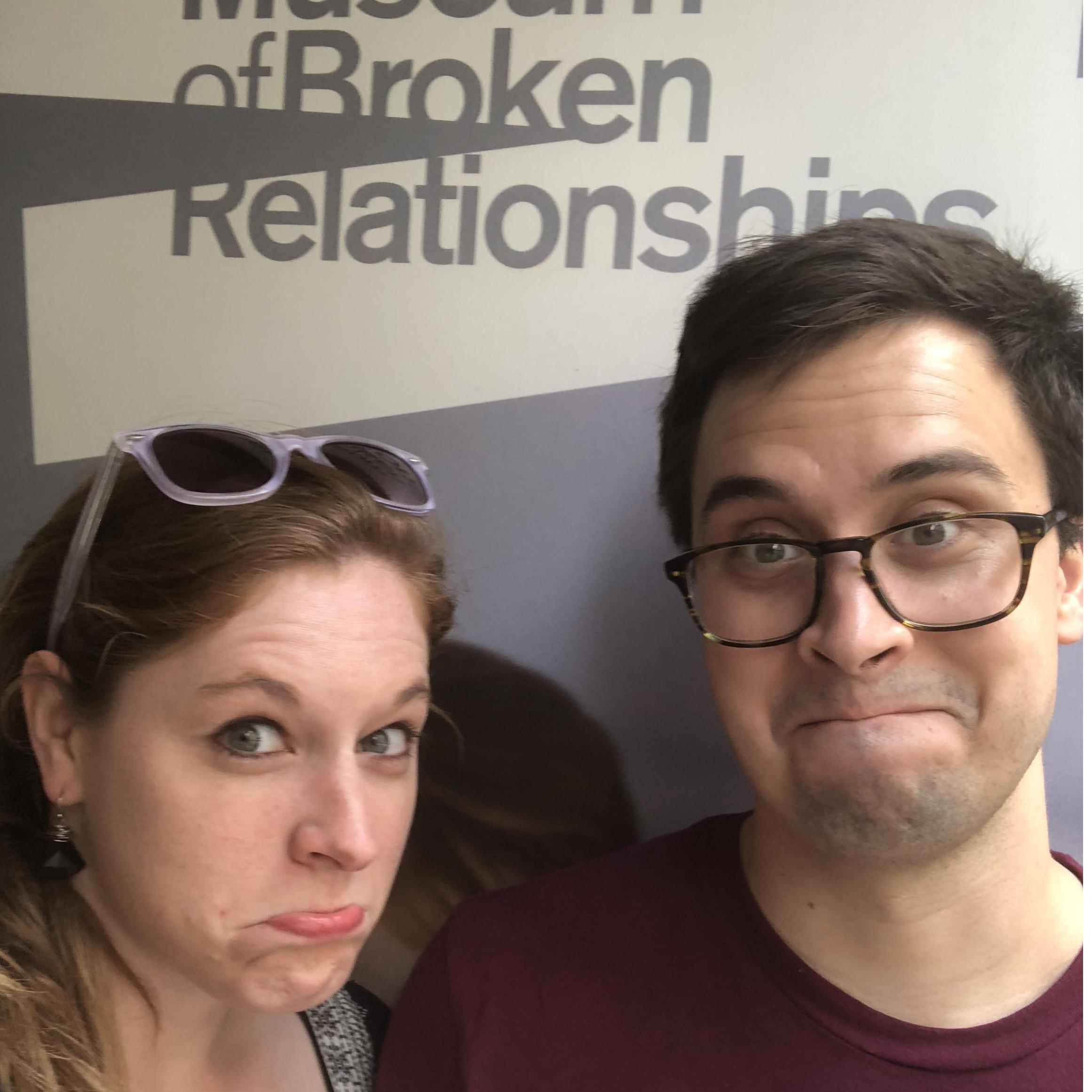 May 2018, Zagreb, Croatia: Very glad we didn't end up as an exhibit in the Museum of Broken Relationships!
