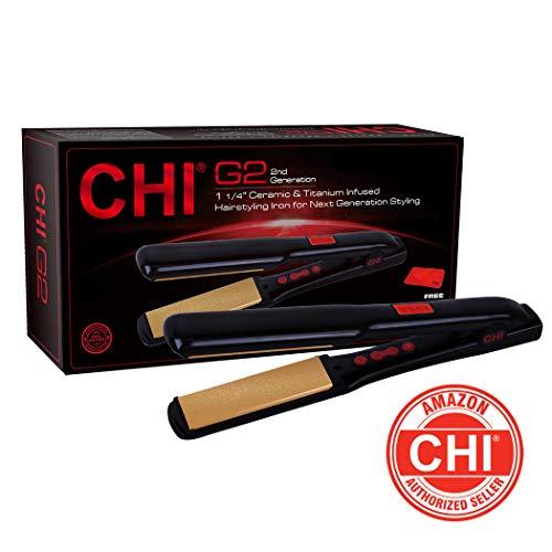 CHI G2 Ceramic and Titanium 1 1/4" Straightening Hairstyling Iron