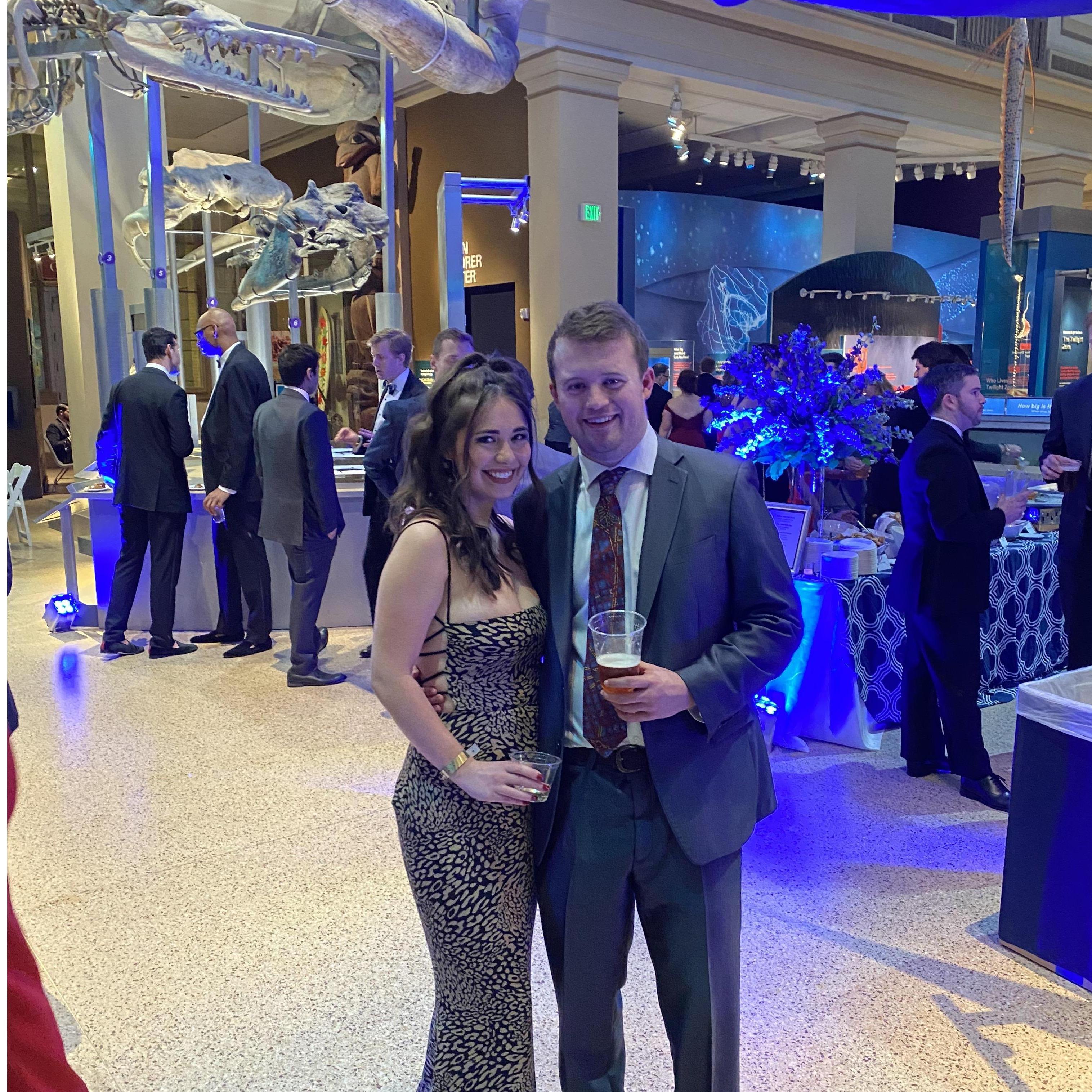 Spring 2020 - Nick's 2L Year Georgetown Law Barristers Ball in Washington, DC at the Museum of Natural History