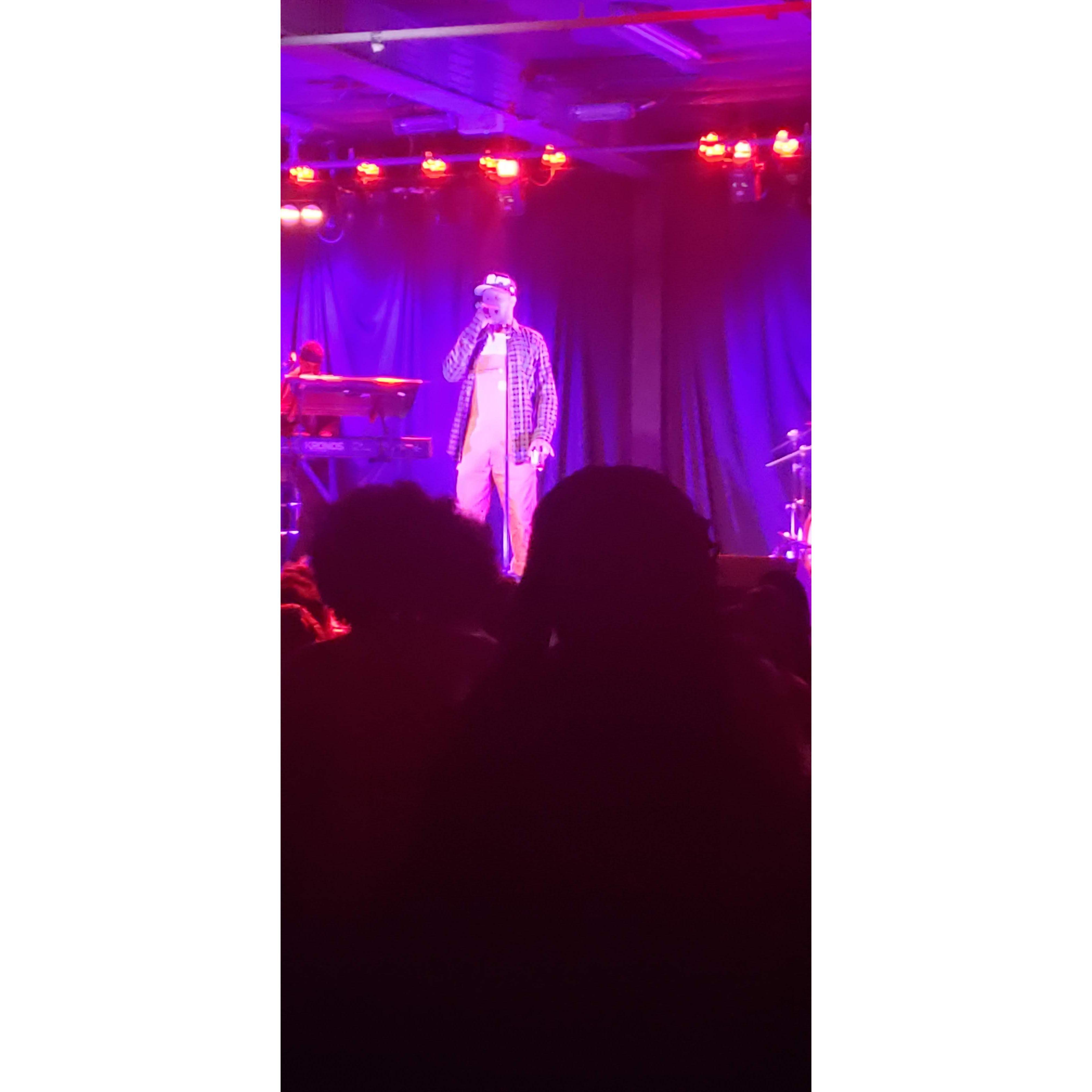 November 2019, BJ the Chicago Kid concert, St. Louis, MO