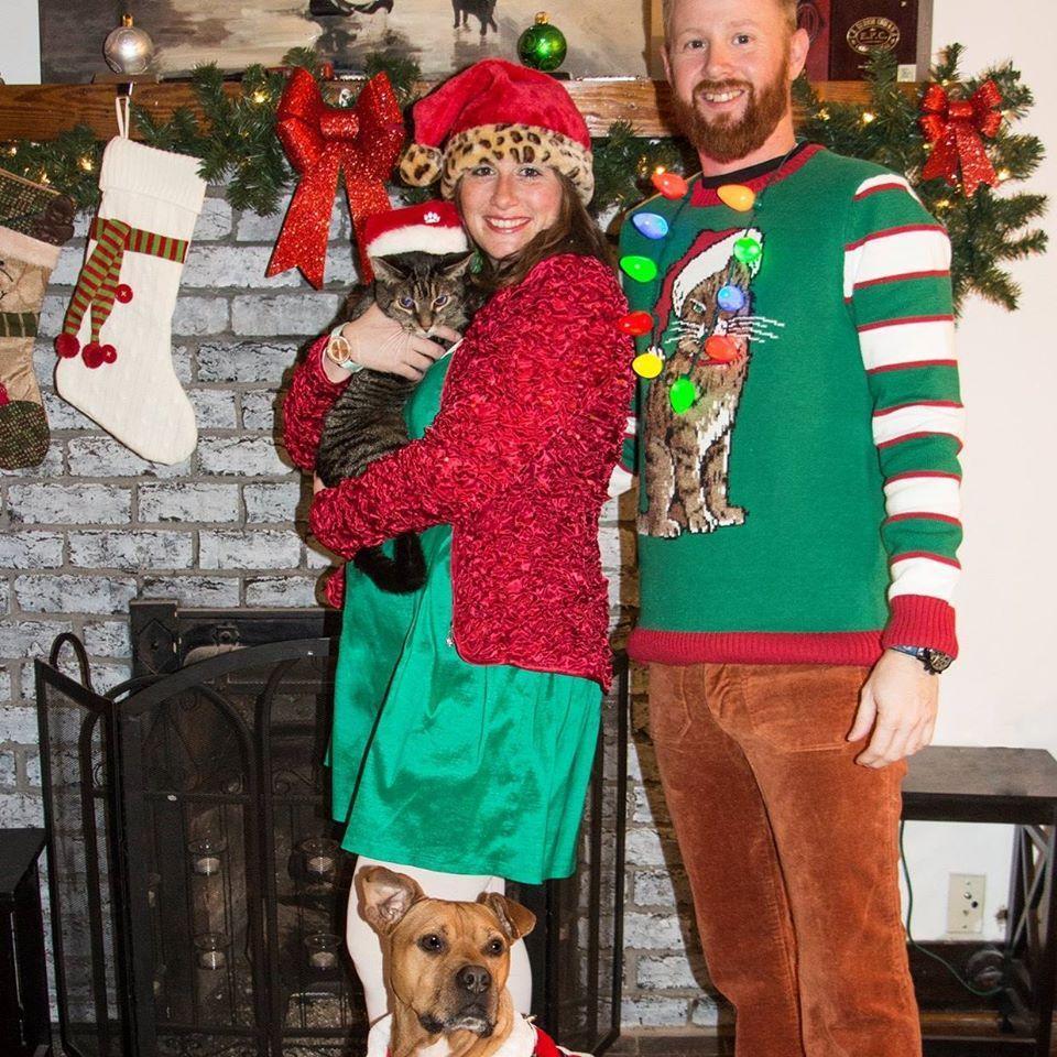 It's hard to get family photos!