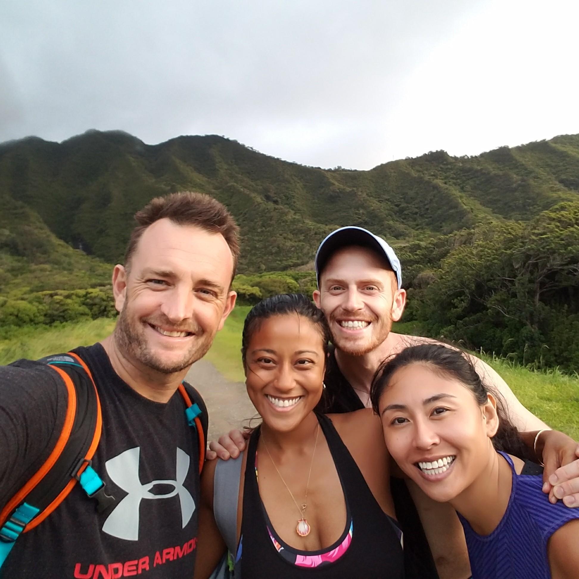 Dave, Neng, Jacob and Fleen. Hawaii 2017