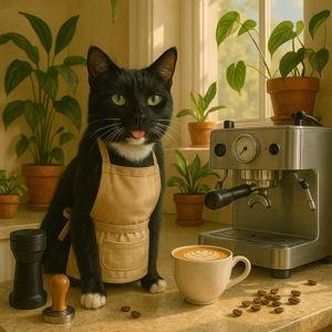 Bitsy's certified barista training + espresso machine