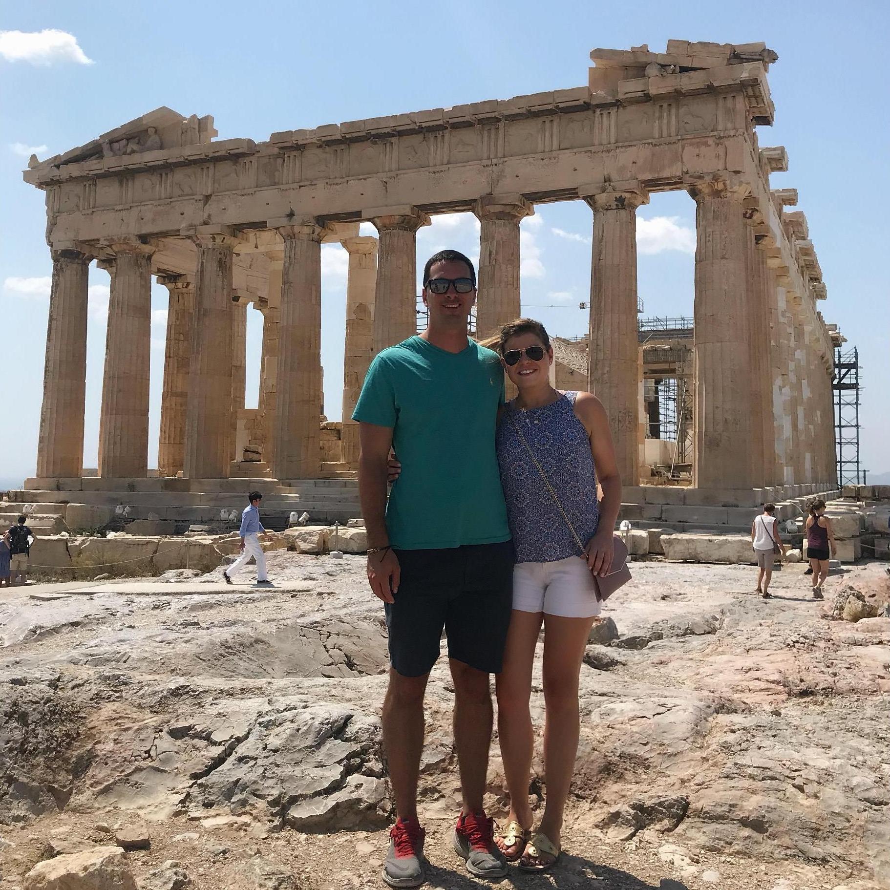 In 2018, Katie & Derek traveled to Greece and spent time in Athens as well as the beautiful islands of Santorini, Mykonos and Paros.