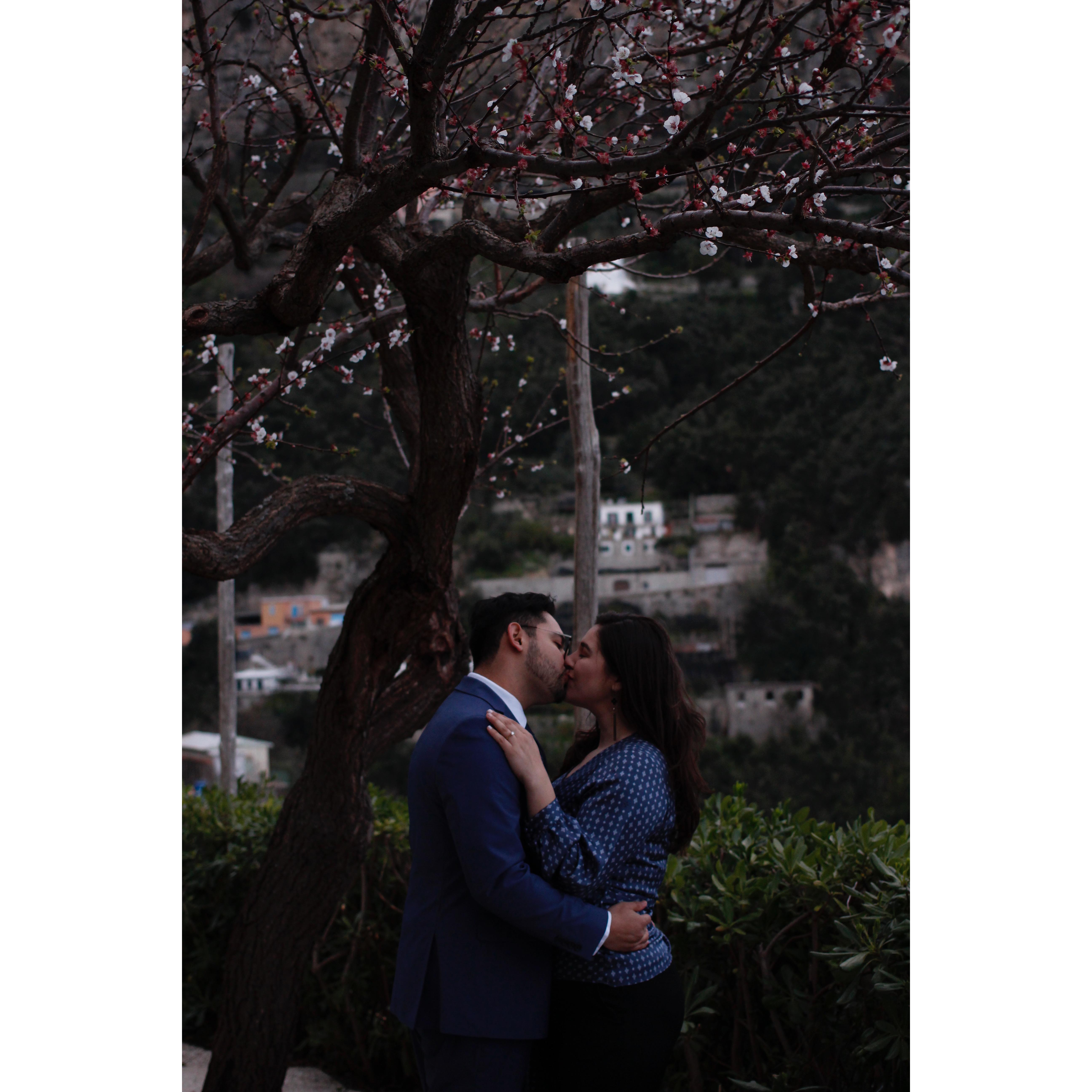 Their kiss.