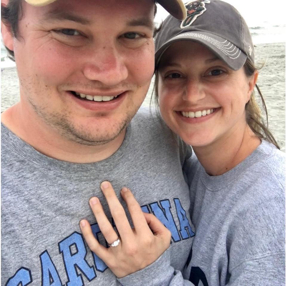 We took this in Myrtle Beach during the weekend we got engaged (May 2020). This was when it really sunk in that "woah...we're getting married!"