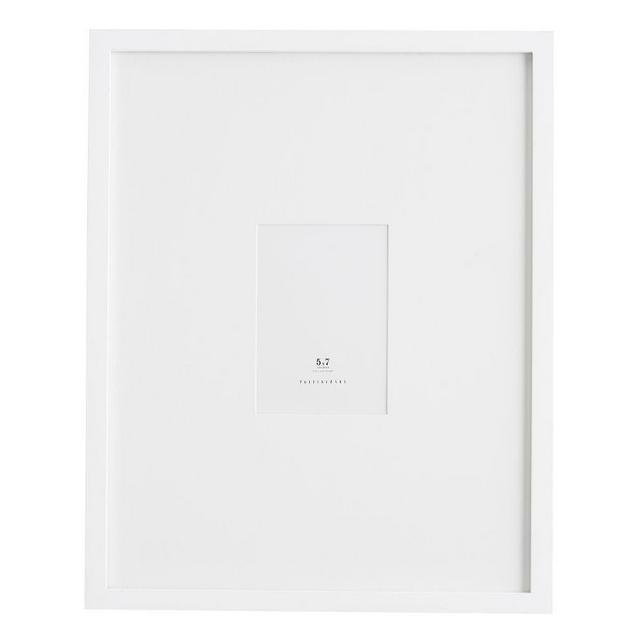 Wood Gallery Oversized, 5x7 - Modern White
