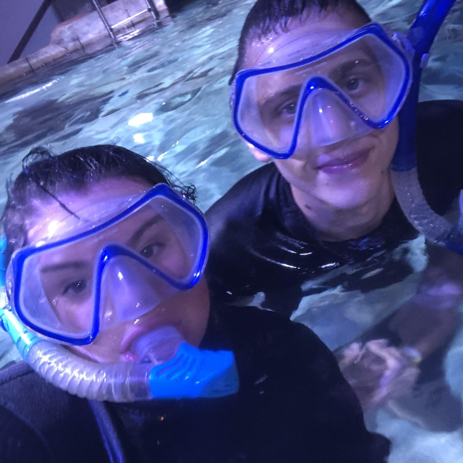 Joshuah took me to seaquest to snorkel with rays and reaf sharks. May 11th, 2019