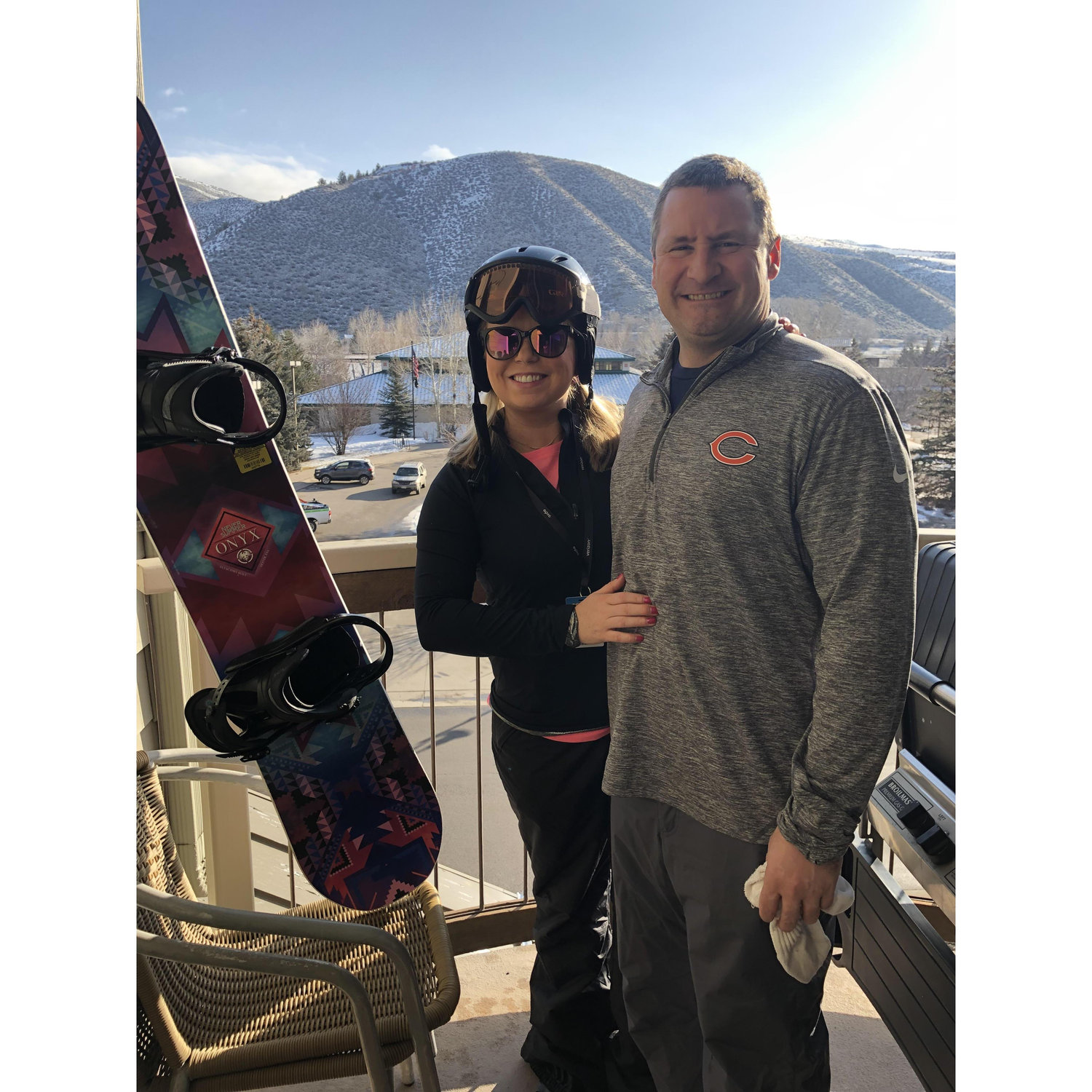 Our ski trip to Colorado to visit Sarah's family. A key lesson learned in skiing is Pizza (stop) and french fries (go)!