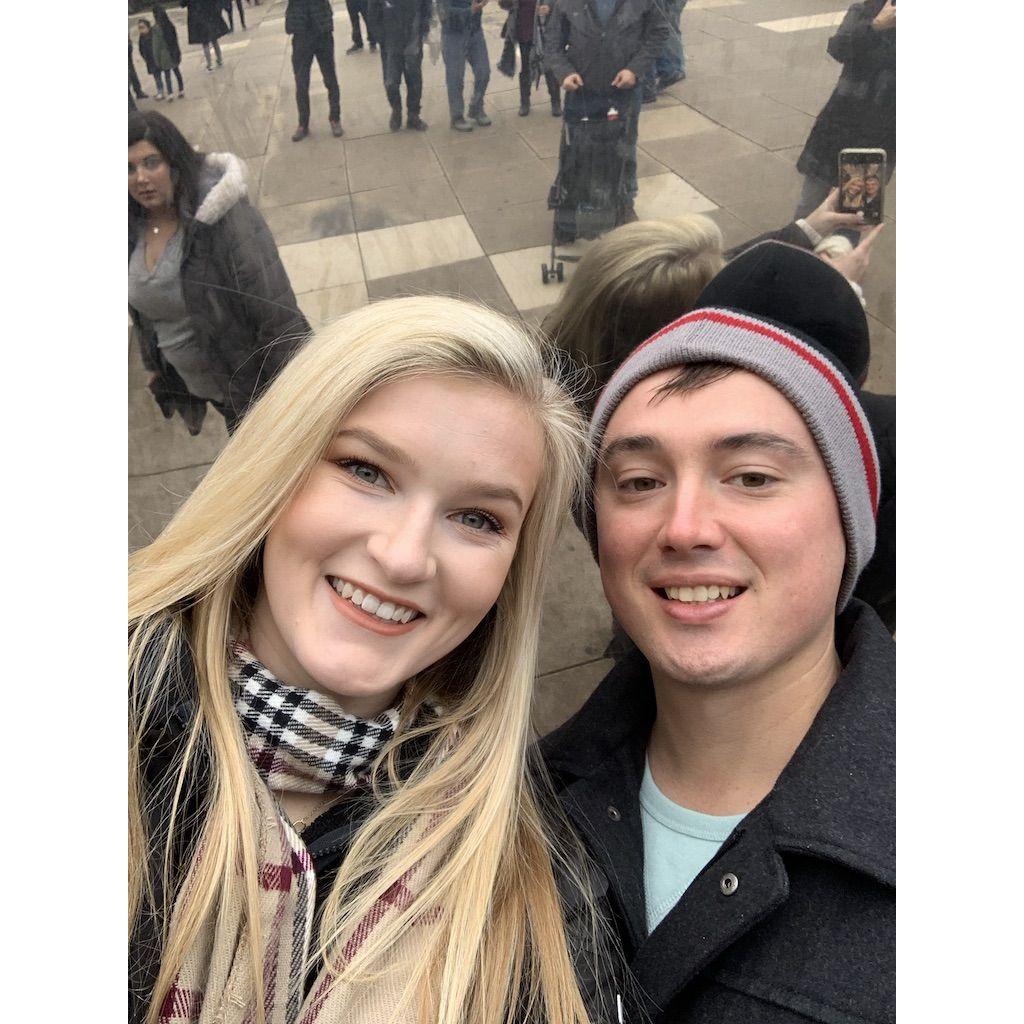 Audrey's first time in Chicago, IL visiting Robert's mom, sister, brother-in-law, and nephew!