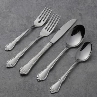 True Rose 20-Piece Everyday Flatware Set, Service for 4