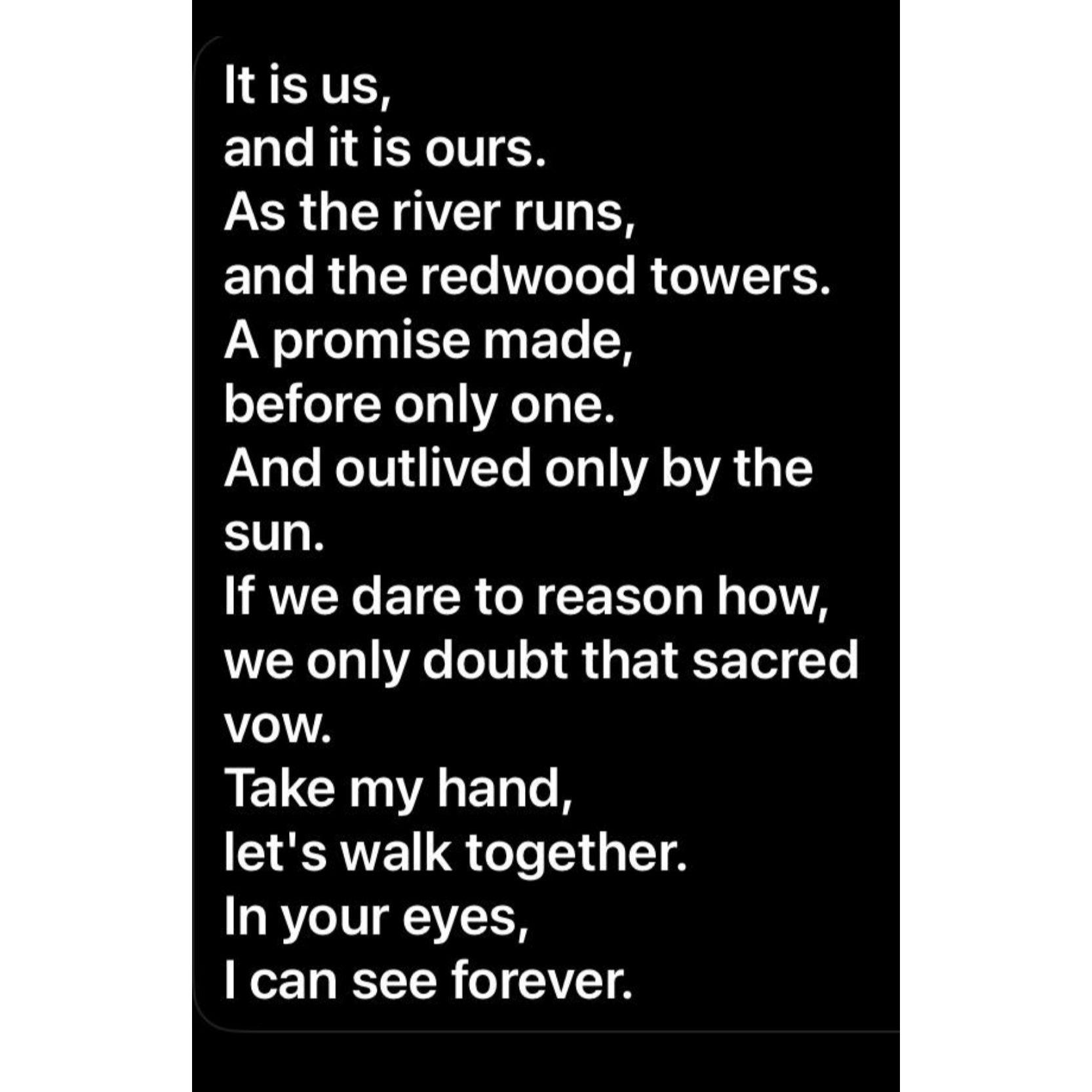 A few lines Don wrote for Bek