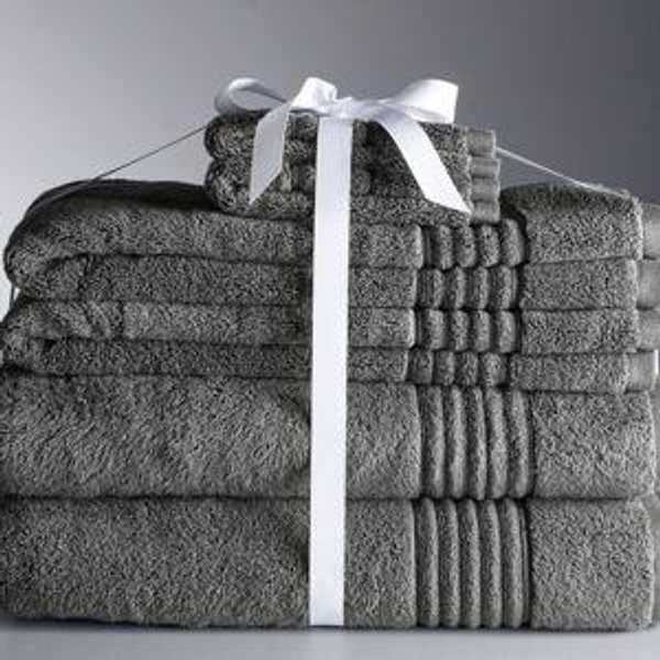 Simply Vera Vera Wang Bath Towel Set (Charcoal)