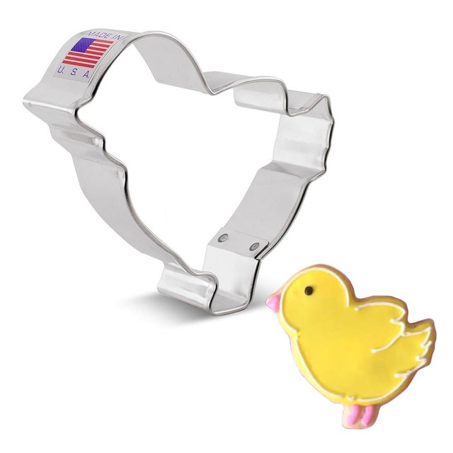 Easter Chick Cookie Cutter, 3" Made in USA by Ann Clark