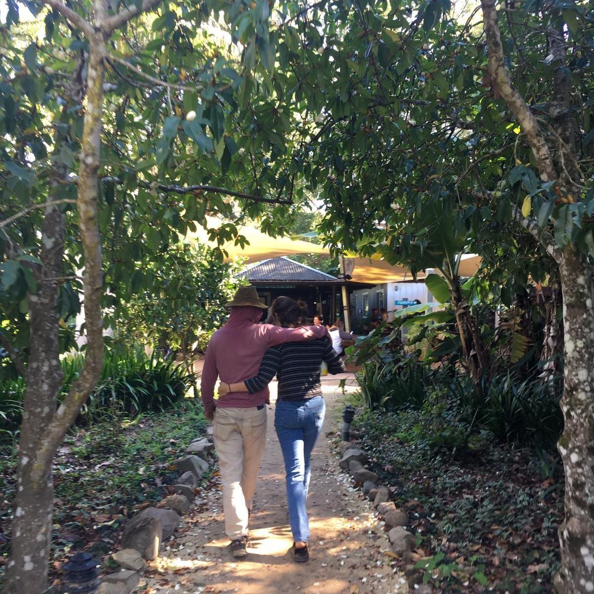 We volunteered at a Hare Krishna Village for 1 month in Australia. It was an awesome experience.