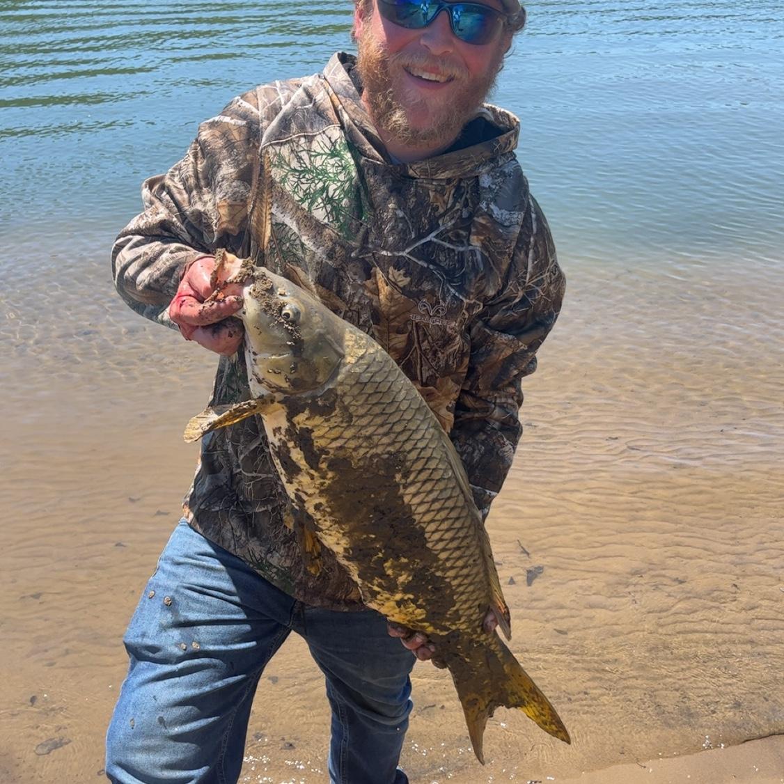 Gregory’s big catch after the couple visited family in Ohio.