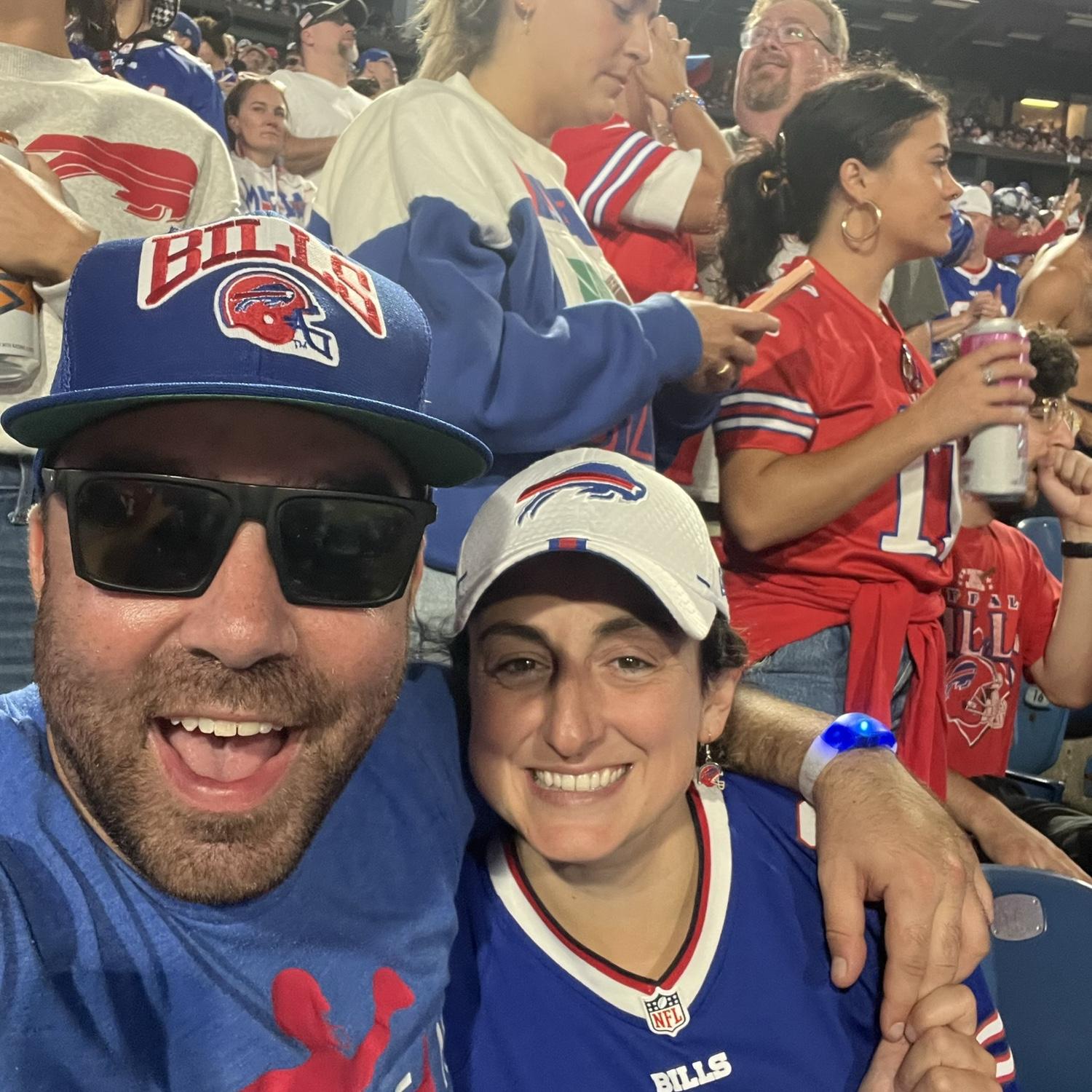 Our first Bills game together! The beginning of Andy's transition to Bills Mafia.