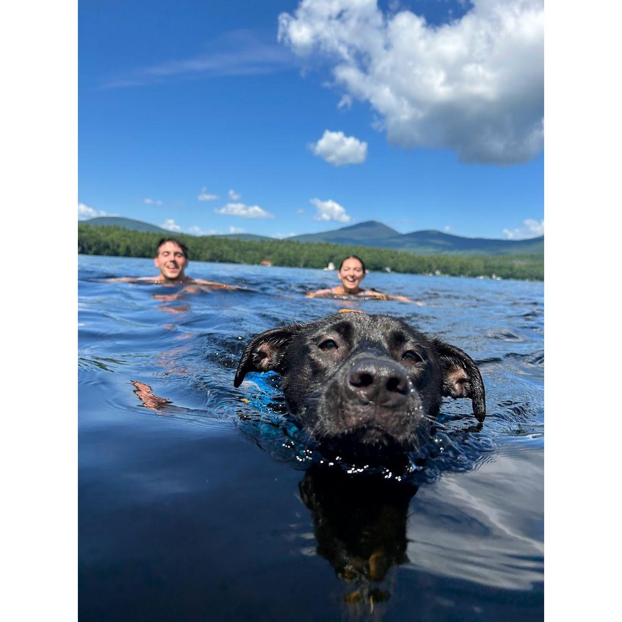 Zadie's First Swim (Maine, 2023)